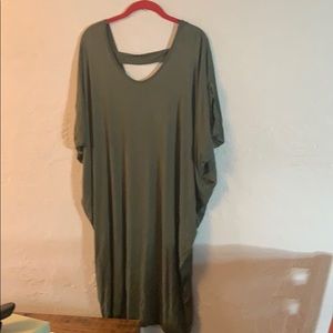 Olive green dress